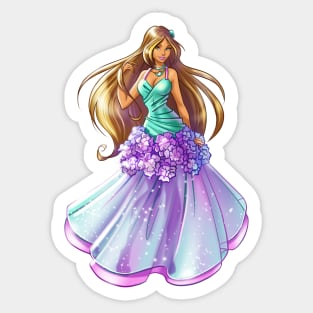 Flora Flower Princess Sticker